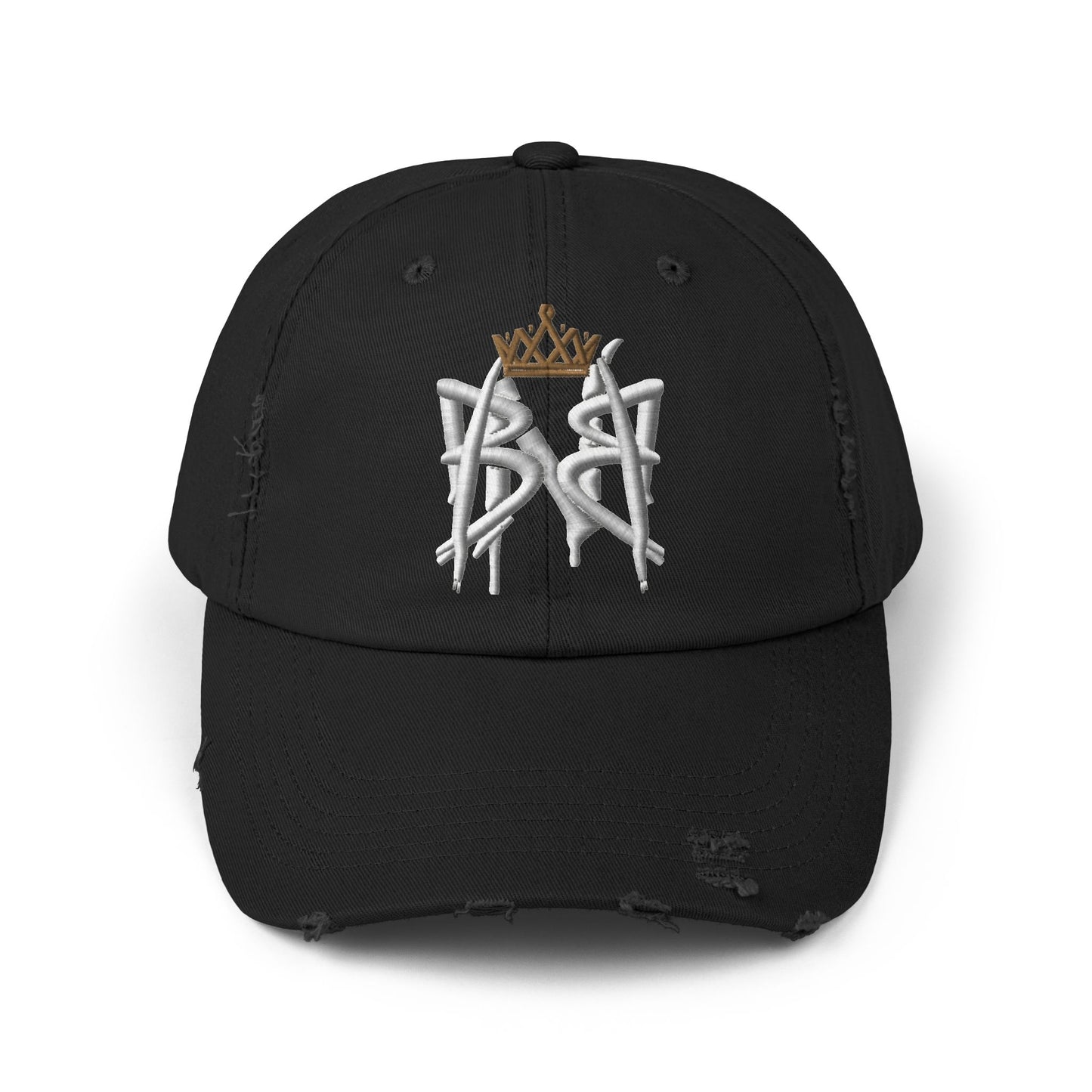 Built Not Broken Distressed Crown Monogram Resilience Cap