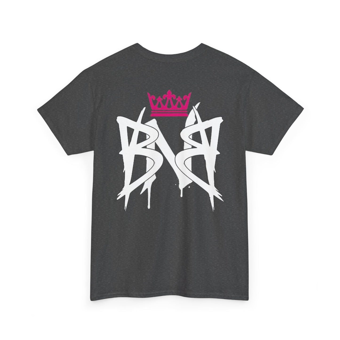 Built Not Broken Resilience Crown Graphic Tee — Drip Graffiti Logo T-Shirt