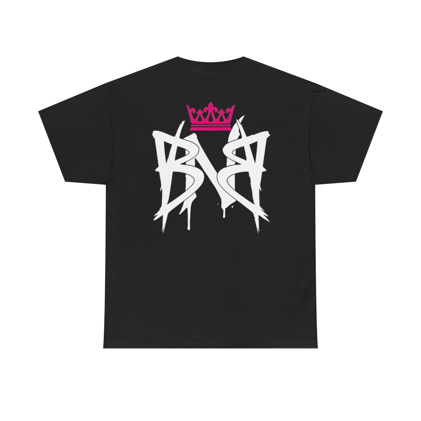 Built Not Broken Resilience Crown Graphic Tee — Drip Graffiti Logo T-Shirt