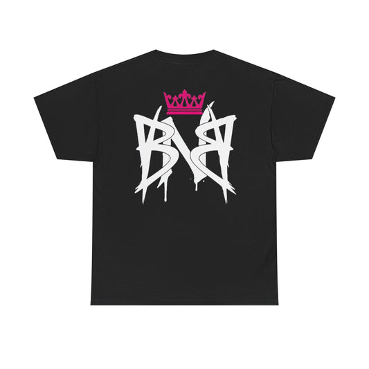 Built Not Broken Resilience Crown Graphic Tee — Drip Graffiti Logo T-Shirt
