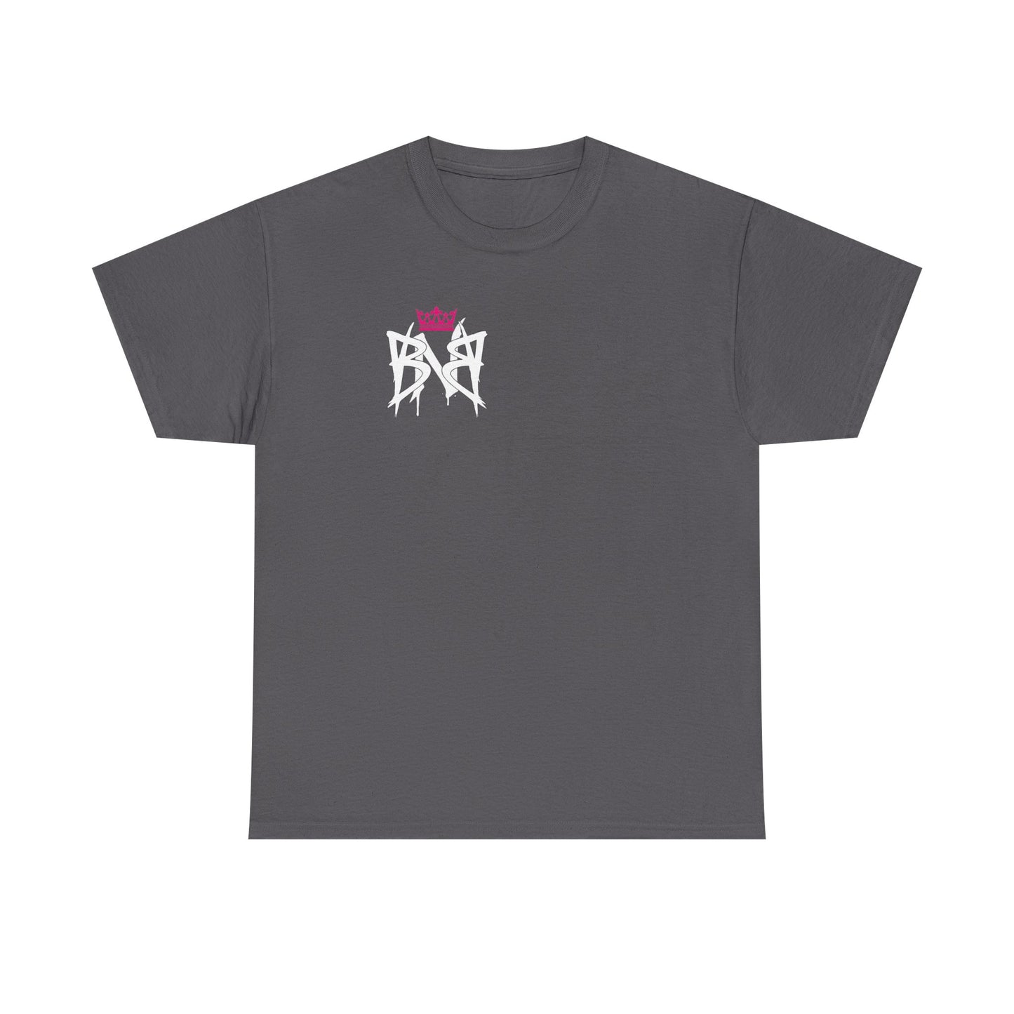 Built Not Broken Resilience Crown Graphic Tee — Drip Graffiti Logo T-Shirt