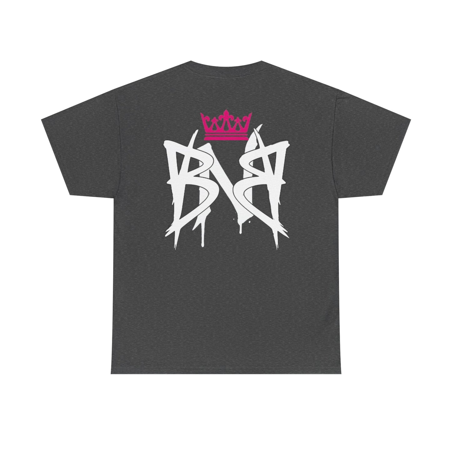 Built Not Broken Resilience Crown Graphic Tee — Drip Graffiti Logo T-Shirt