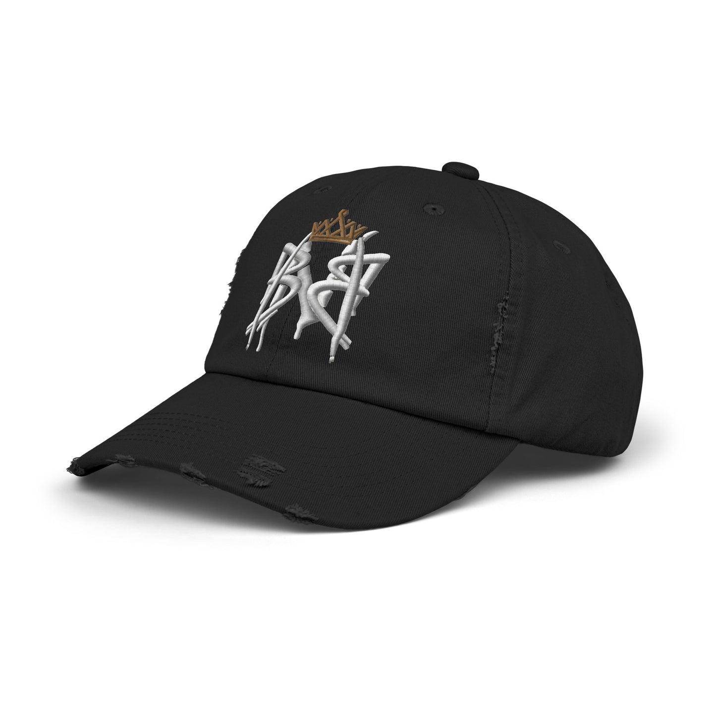 Built Not Broken Distressed Crown Monogram Resilience Cap