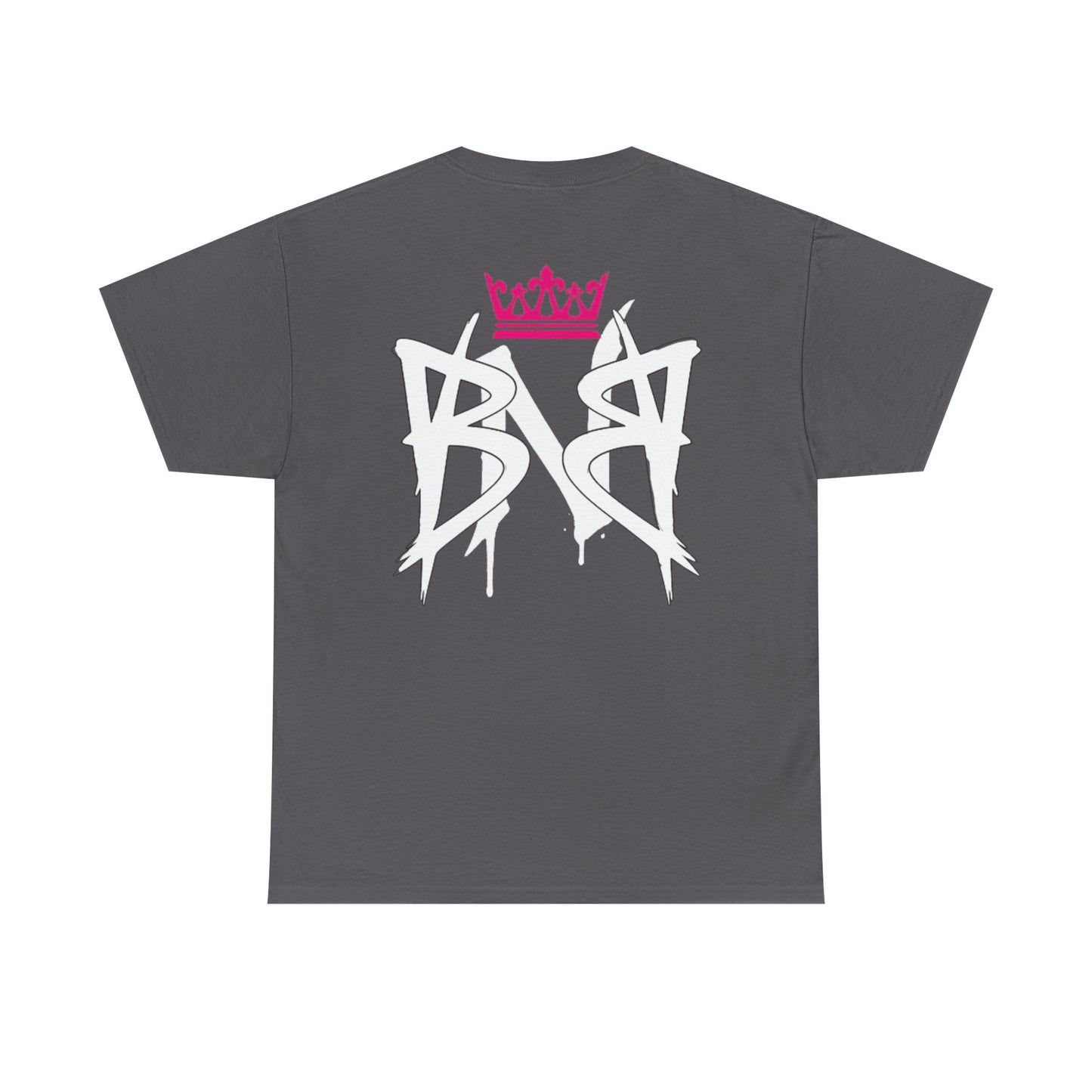 Built Not Broken Resilience Crown Graphic Tee — Drip Graffiti Logo T-Shirt