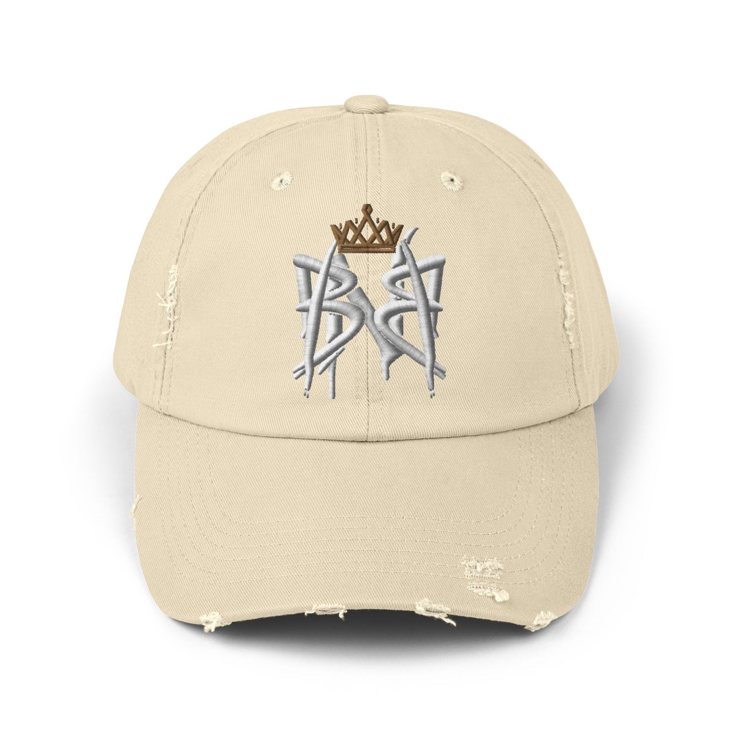 Built Not Broken Distressed Crown Monogram Resilience Cap