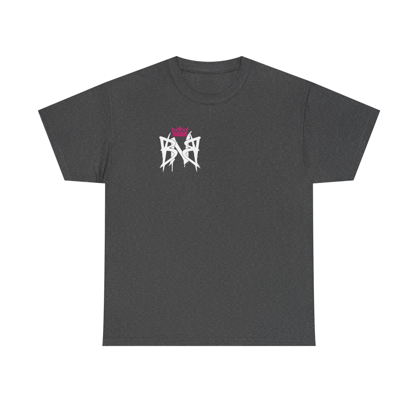 Built Not Broken Resilience Crown Graphic Tee — Drip Graffiti Logo T-Shirt