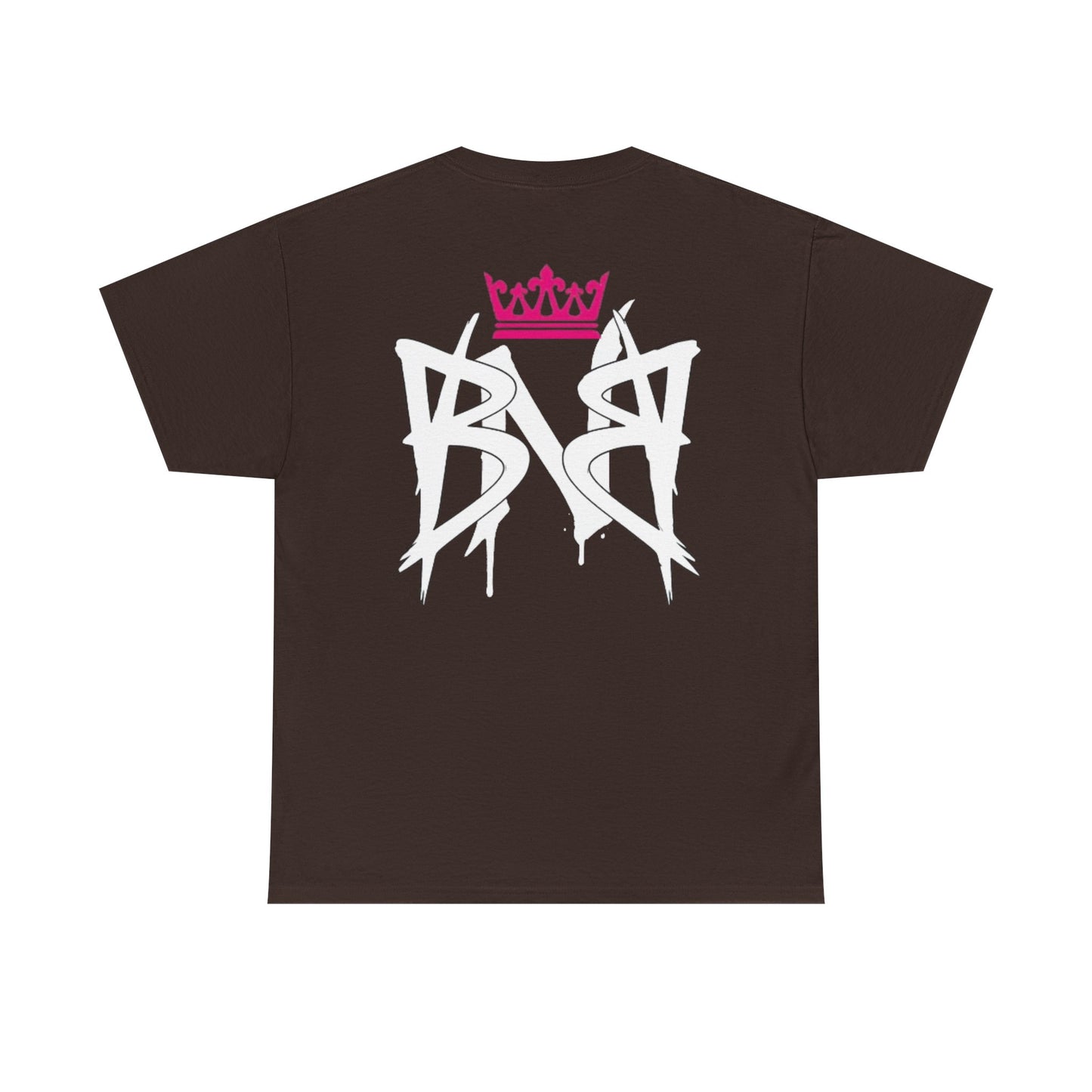 Built Not Broken Resilience Crown Graphic Tee — Drip Graffiti Logo T-Shirt